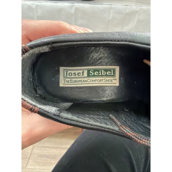 Mens Vintage 90s Brown Leather Josef Seibel “The European Comfort Shoe” Size 41 - Picture 11 of 11